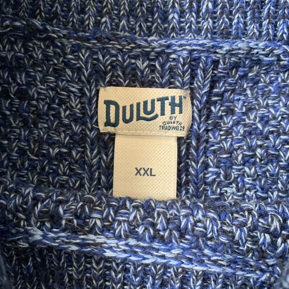 Duluth Trading Co Womens Turtleneck Sweater XXL Cotton Blend Pockets Outdoor - Picture 2 of 8